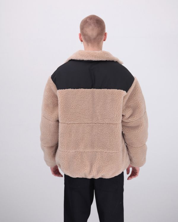 Куртка Downlight Sherpa Бежевая - фото 3
