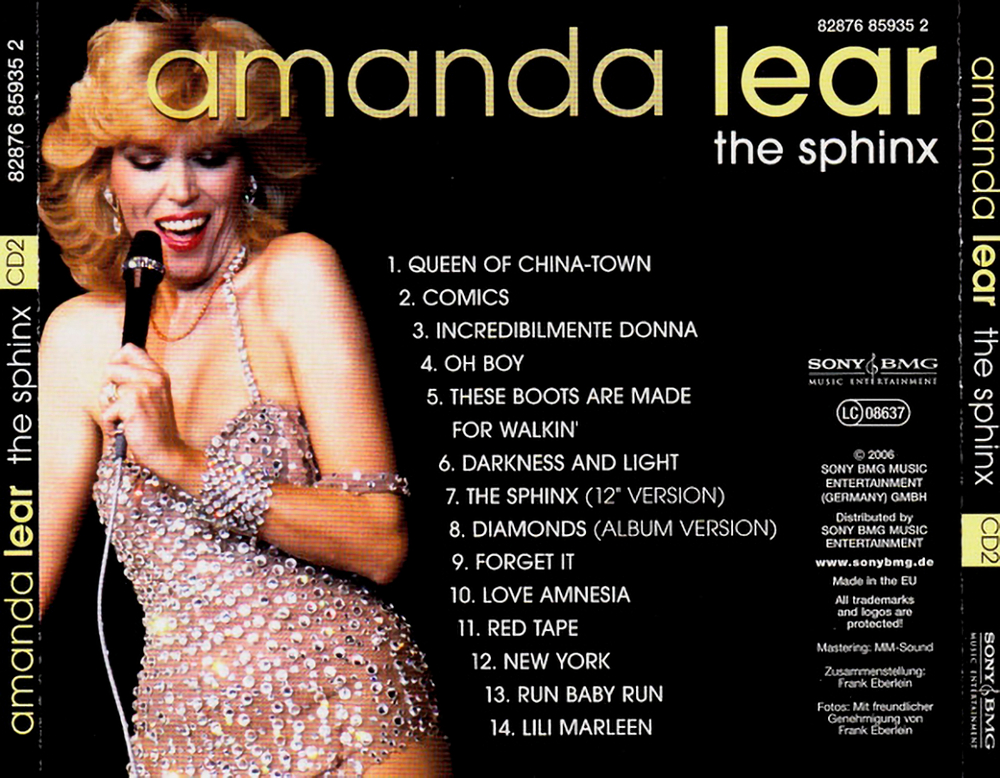 Amanda Lear / The Sphinx (Das Beste Aus Den Jahren 1976 - 1983)(3CD)
