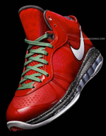 Кроссовки Nike Lebron 8 V2 Christmas