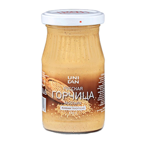 Горчица Uni Dan Русская ст/б 170гр