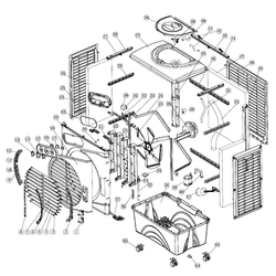Взрывная схема охладителя Honeywell CL60PM