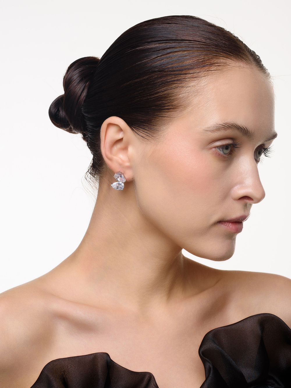 Серьги "Shine drop" Silver