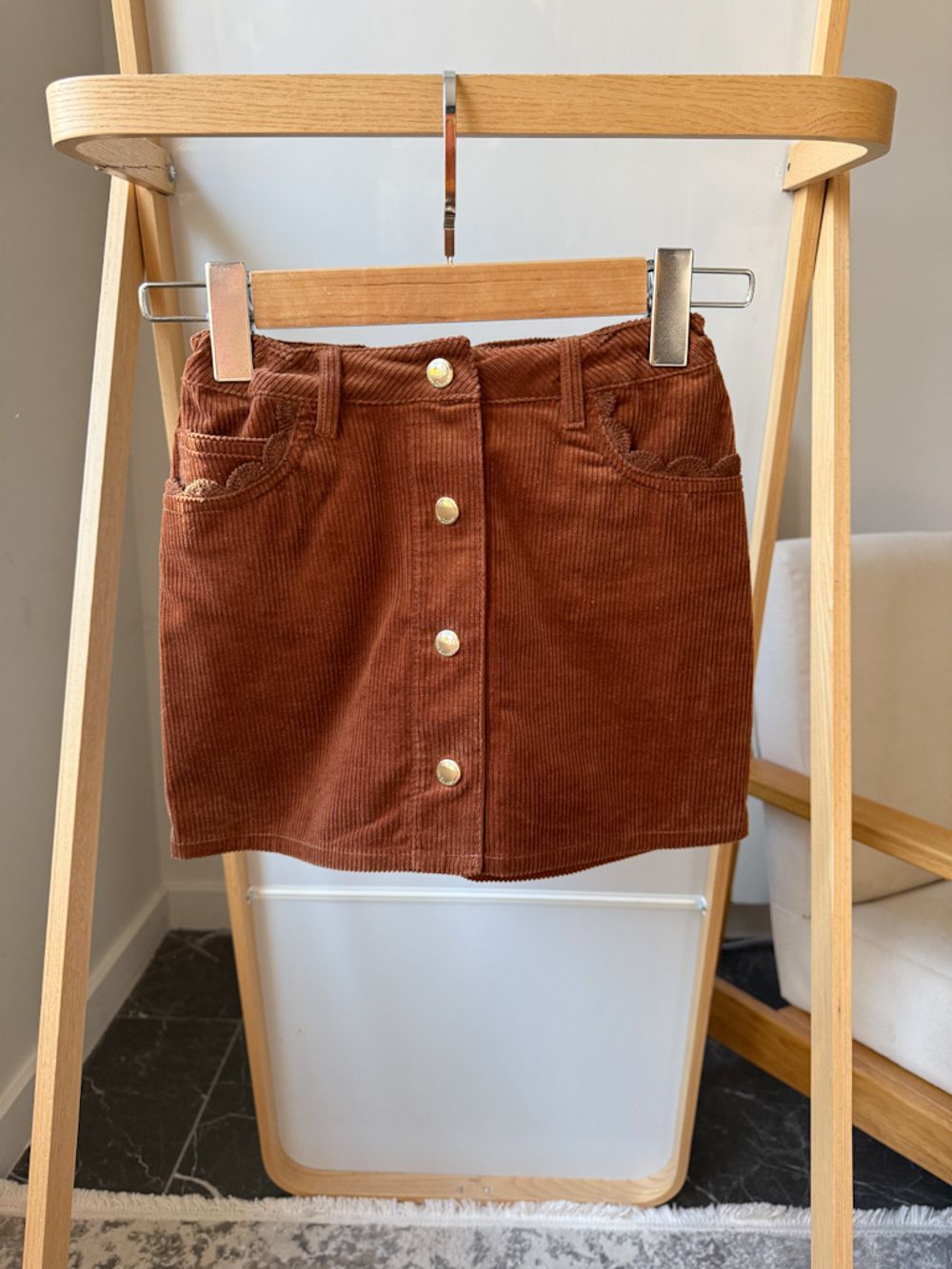 Вельветовая юбка Chloe. 128