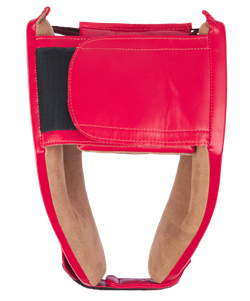 Шлем открытый взрослый AURUM, ПУ, красный