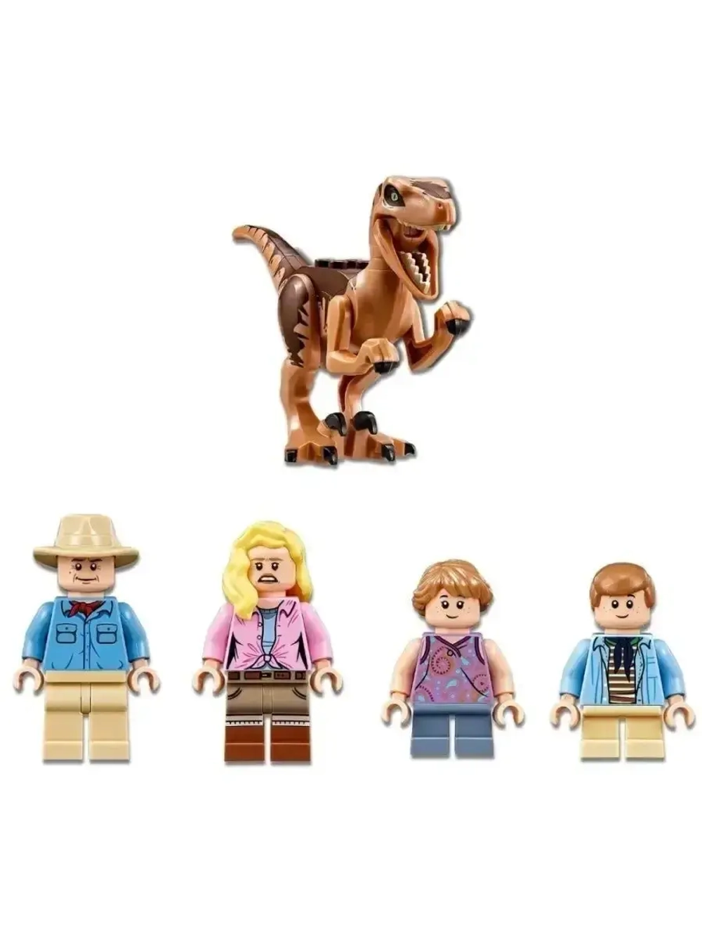 Конструктор Динозавры Охота на рапторов 378 деталей 10924