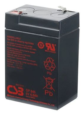 Аккумуляторы CSB GP645 - фото 1