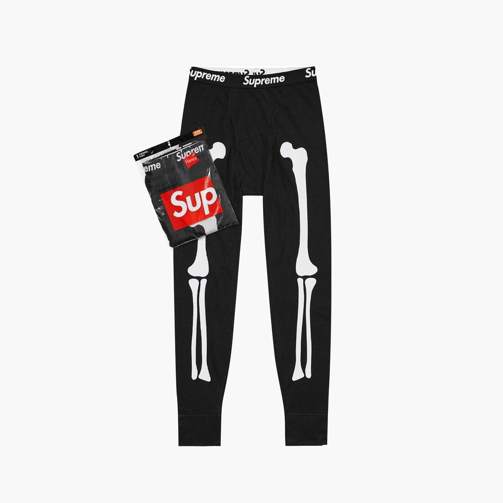 Термобельё Supreme x Hanes 1-Pack Black