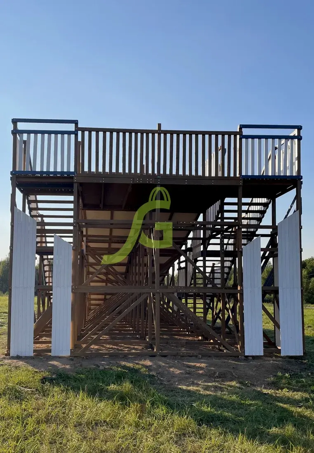 Зимняя горка IgraGrad Snow Fox, скат 18 м мод.3