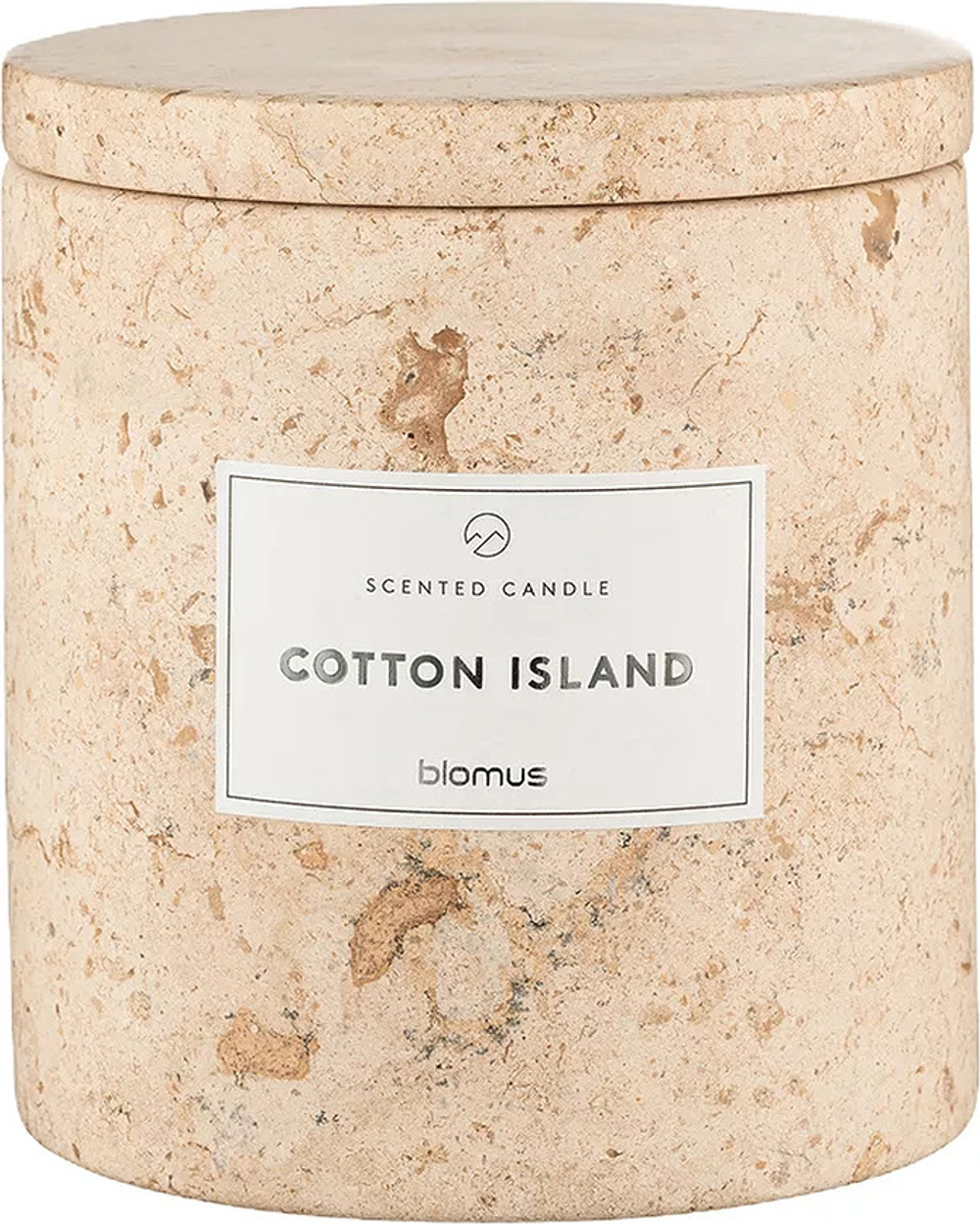 Свеча ароматическая Blomus Frabli Cotton Island travertine