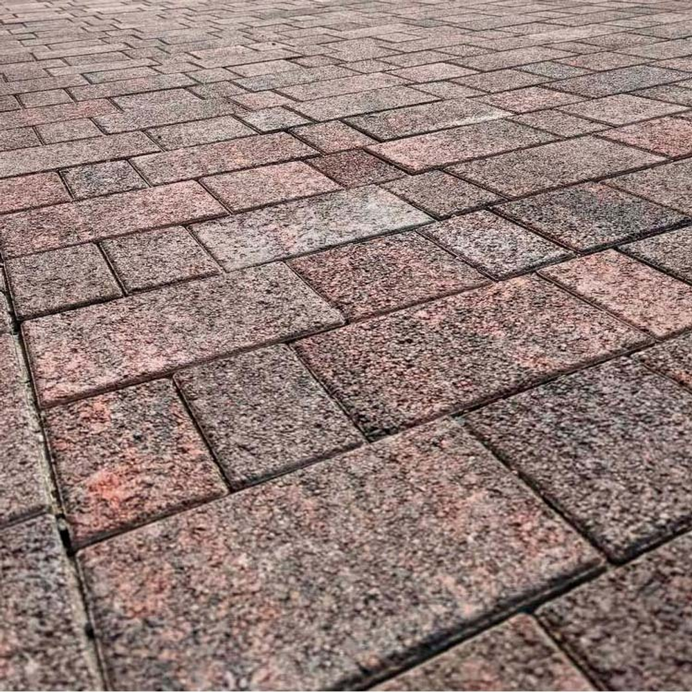 Тротуарная плитка СТАРЫЙ ГОРОД - Листопад гранит Клен, комплект из 3 видов плит