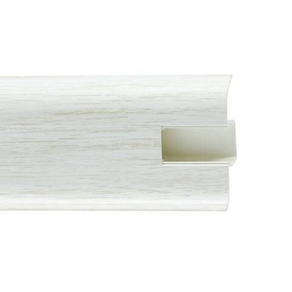 Пластиковый плинтус Royce 58 мм (2200x58x20) 850 Дуб Белый