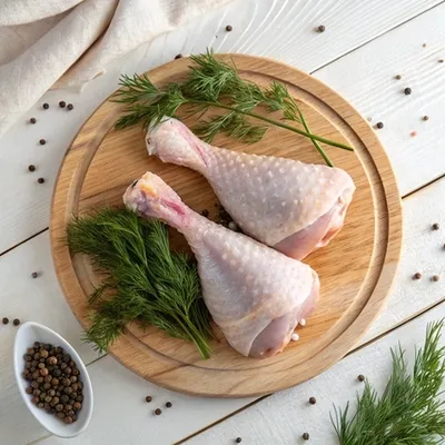 Фотография Голень индейки замороженная / 800 гр купить в магазине Афлора