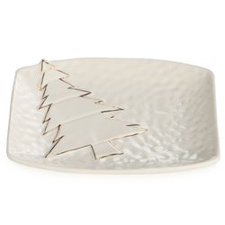 БЛЮДО СЕРВИРОВОЧНОЕ "НОВОГОДНЕЕ" 19,1*15,6*2,8 СМ