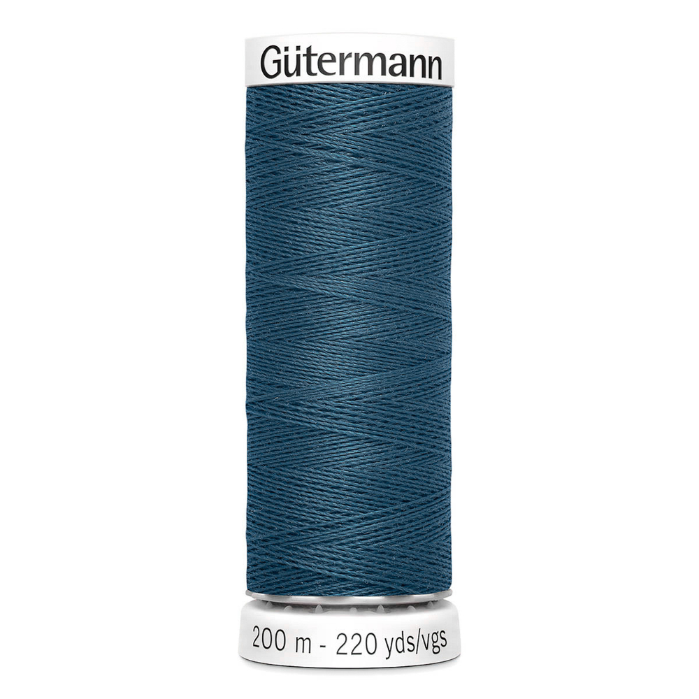 01 Нить Sew-All 100/200 м для всех материалов, 100% полиэстер Gutermann 748277 (068 серо-синий)