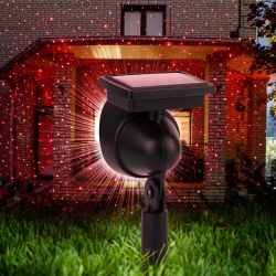 Уличный проектор ЭРА ERAPR024-01 на солнечной батарее пластик 34 см