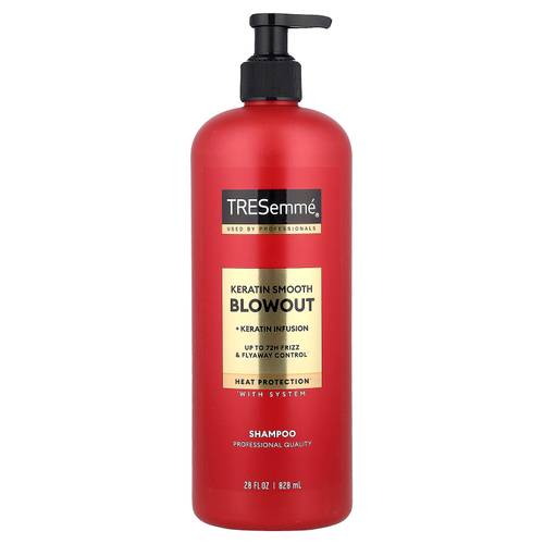 TRESemmé, Keratin Smooth Blowout шампунь, 828 мл (28 жидк. Унций)