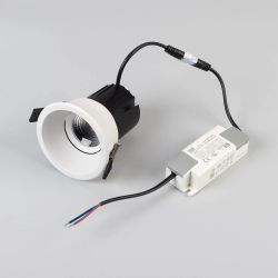 Светильник MS-FLOW-BUILT-R85-12W Day4000 (WH, 55 deg, 230V) (Arlight, IP20 Металл, 5 лет) 060912