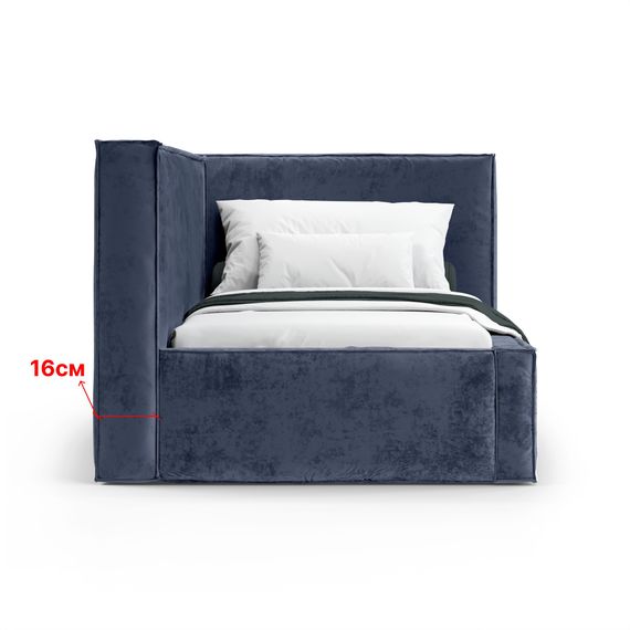 Кровать Bever ПРАВАЯ 140 с подъемным механизмом - Nebby 030