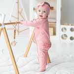 Слип на молнии с рюшей "Роза" 0+