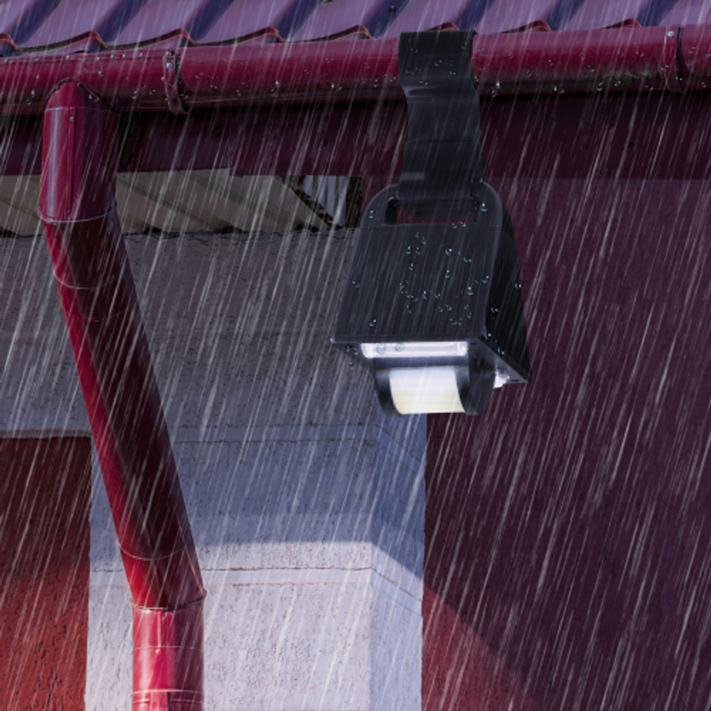 Светильник уличный ЭРА ERAFS024-05 подвесной с датчиком движения на солнечной батарее 16LED 50lm