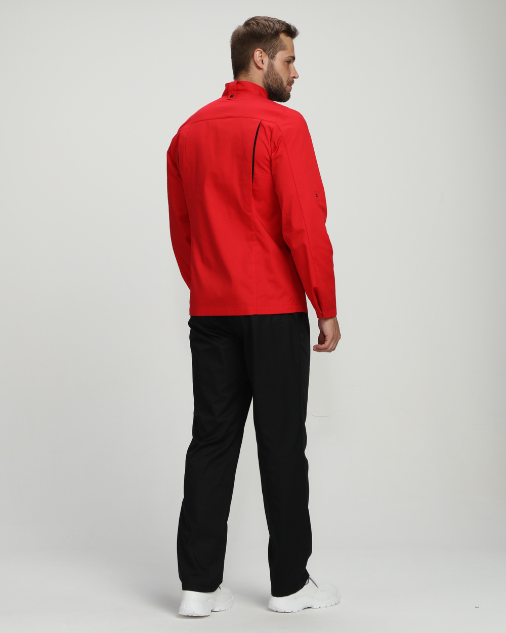 Китель повара Гастро (тк.Смесовая,160), красный