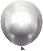 Шар (18''/46 см) Серебро, хром, 1 шт.