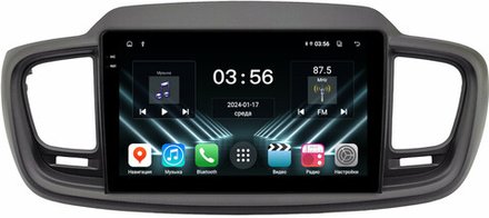 Магнитола для KIA Sorento Prime UM 2015-2020 (рамка большая) - FarCar DX442M монитор 10.36" IPS на Android 13, 4+64Гб, CarPlay