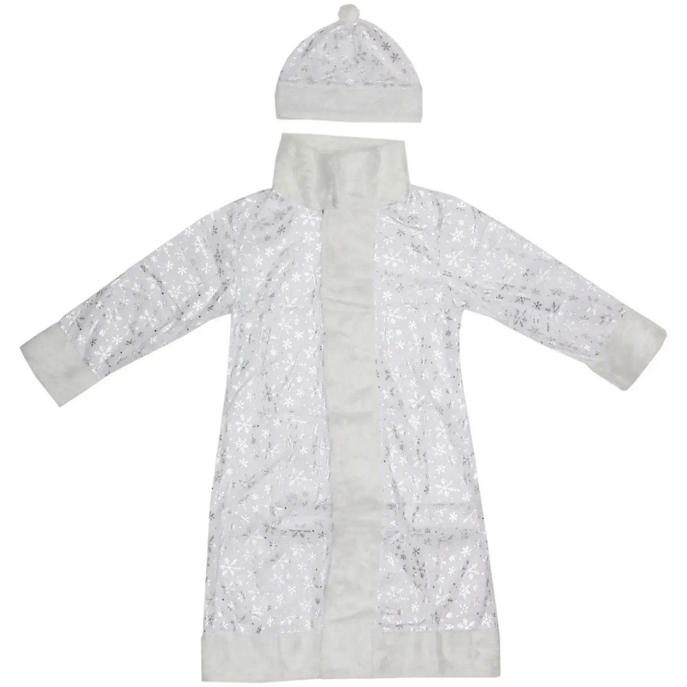 Костюм карнавальный «Новогодняя Снегурочка» р-р XL , Белый