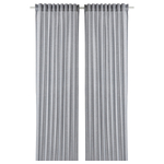 Комплект штор IKEA HANNALILL (ХАННАЛИЛЛ), Темно-серый, 145x250 см, 2 шт