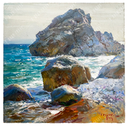 Свиридов С. А. (р. 1964 г.) Алупка. Холст, масло. Крым, 2019 г.