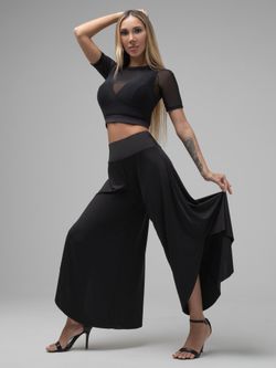 Palazzo Dance Trousers Tulip, Black