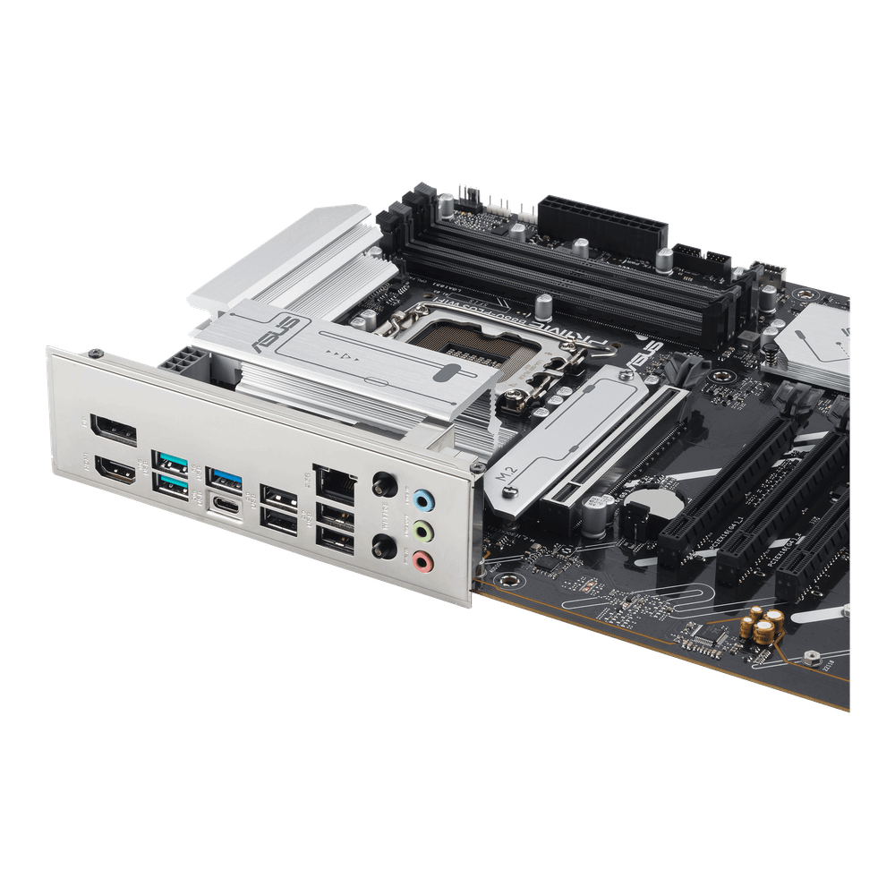 Материнская плата ASUS PRIME B860-PLUS WIFI, LGA1851 B860 4xDDR5 4xSATA 2xM.2 HDMI DP USB-C ATX