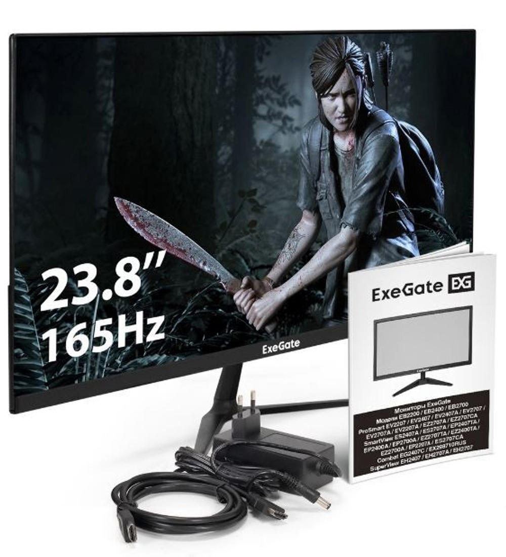 Монитор 23,8" Exegate Combat EG2407CA