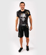 Рашгард Venum Skull Rashguard Short Sleeves Black/Grey