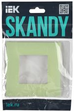 SKANDY Рамка 1-местная SK-F01M мятный IEK