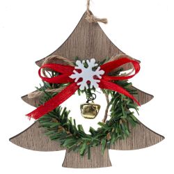 GAEM Изделие декоративное подвесное "Сердце/Ёлка/Звезда", L10,5 W1 H9,5 см, 3в.