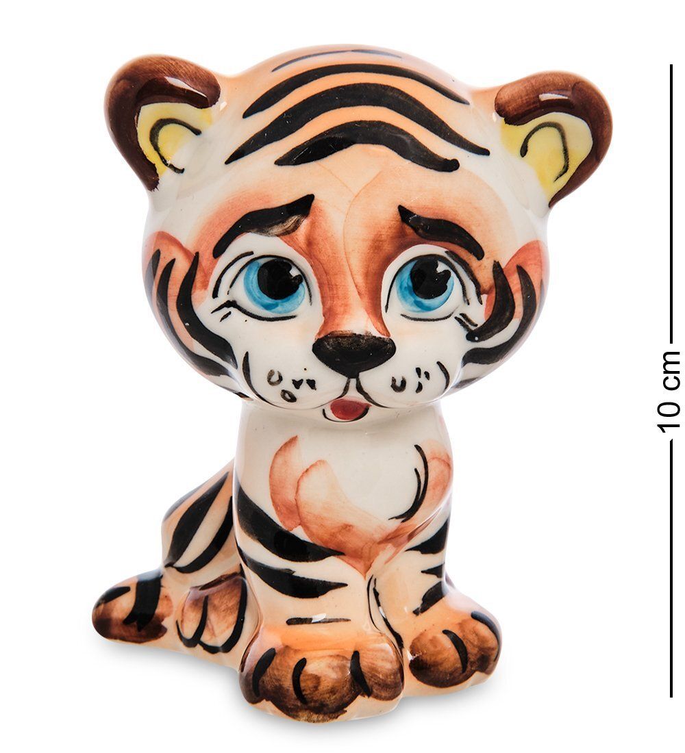ГЛ- 026 Фигурка «Тигренок Арни» цв. (Гжельский фарфор)