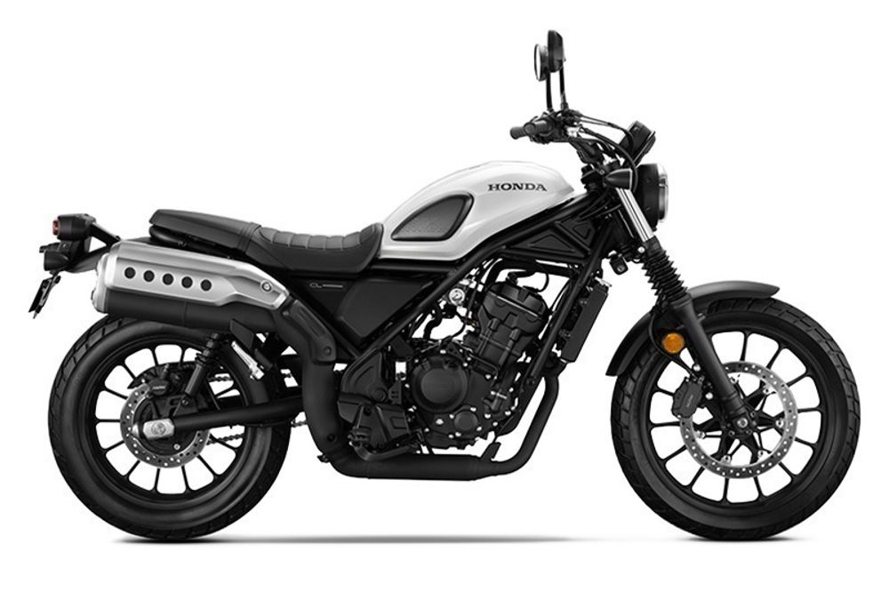 Мотоцикл Honda CL300 белый