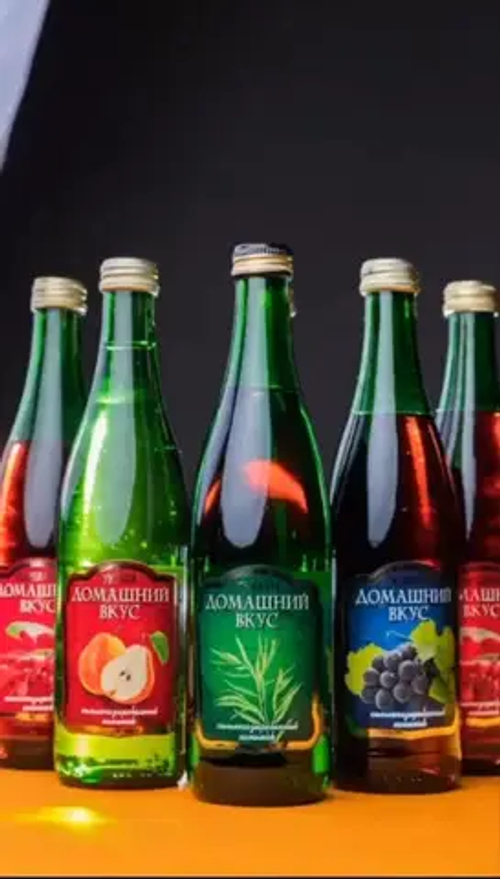 Лимонад Груша ТМ "Домашний вкус" 0,5 стекло