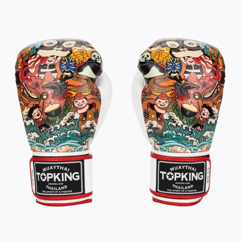 Боксёрские перчатки Top King Boxing Culture black/red TKBGCT-SL-2C3