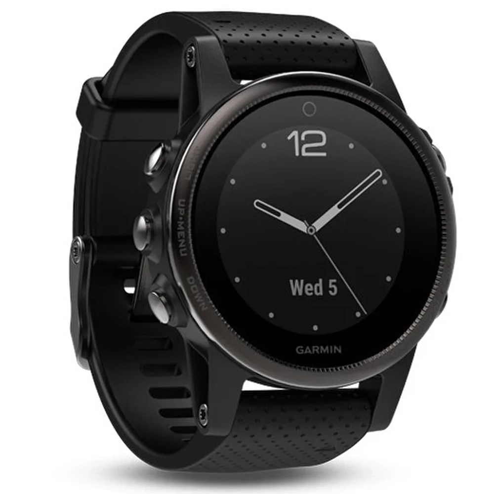 Смарт-часы Garmin Fenix 5s Sapphire, черный, 010-01685-11