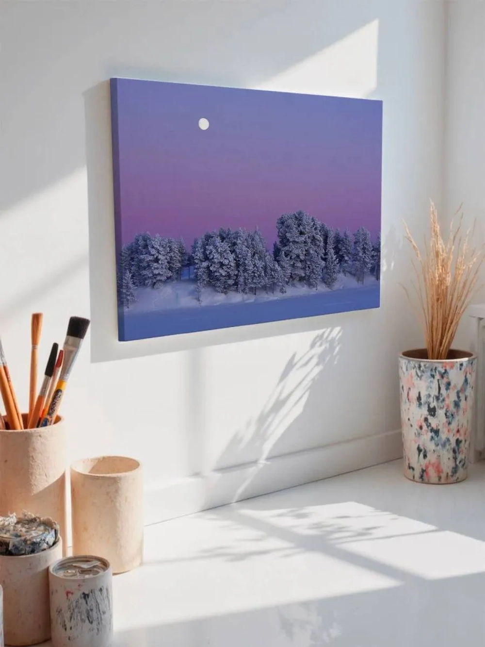 Картина на стену 40 X 50 Зимний пейзаж