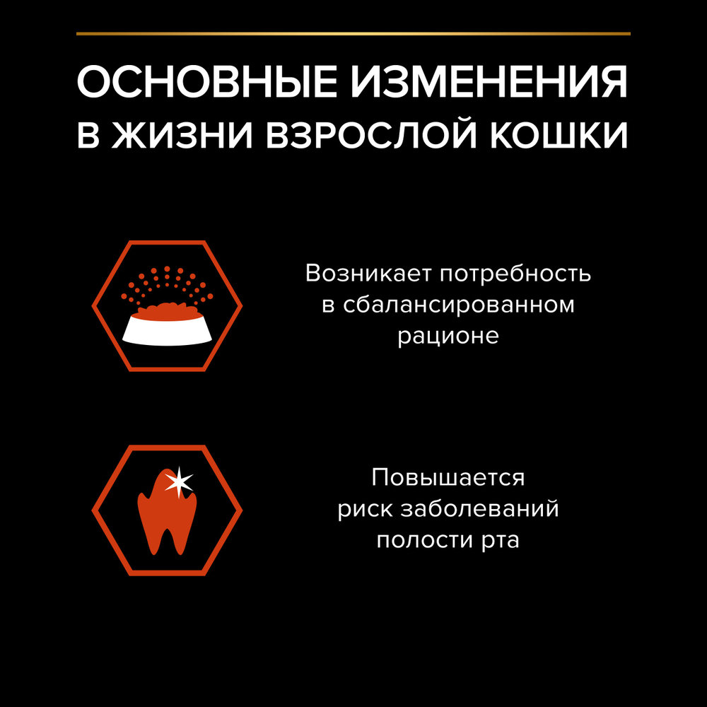 Сухой корм PRO PLAN VITAL FUNCTIONS для взрослых кошек для поддержания функций почек мозга и иммунитета лосось 400 г