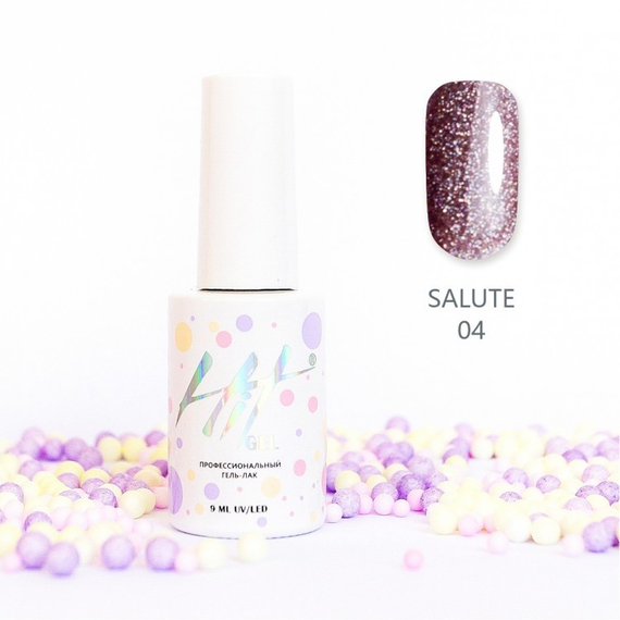 Гель-лак ТМ &quot;HIT gel&quot; №04 Salute, 9 мл