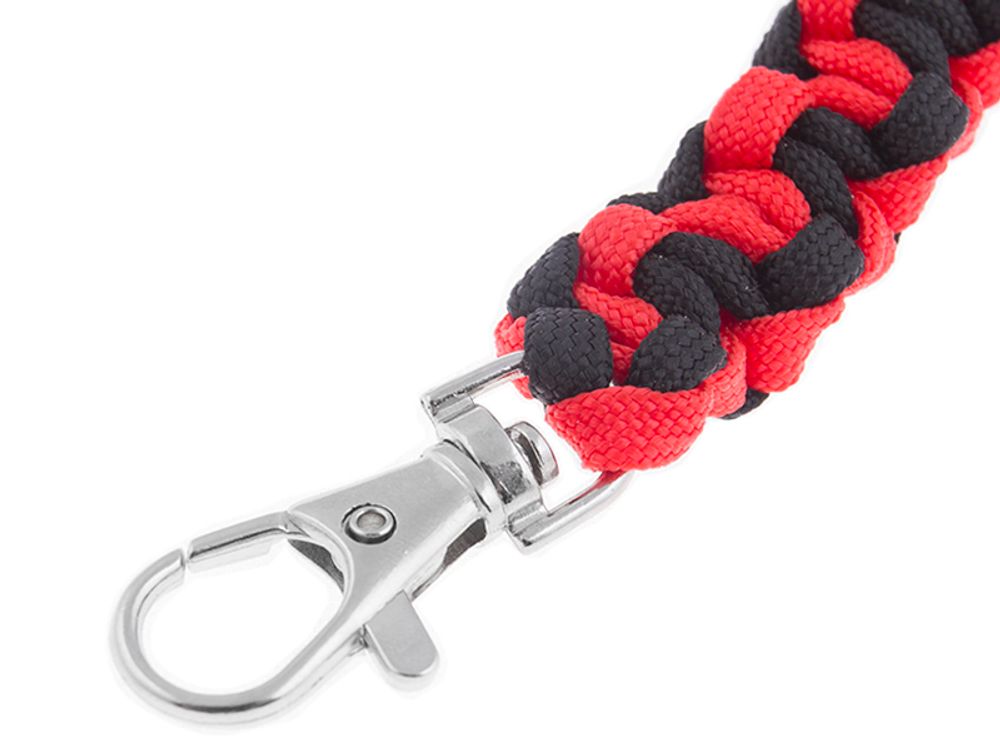 Темляк с карабином (Geoline Survival) Red&black