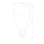 Светодиодная лампа Classic LED D 20W 4200K E27 А65 BLE2743