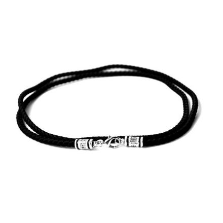 Шнурок мужской плетенный с застежкой "Спаси и Сохрани".