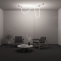 Трековый магнитный светодиодный светильник Maytoni Flexity   TR209-1-48W3K-B