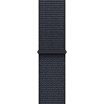Часы Apple Watch SE, 44 мм, алюминий цвета «тёмная ночь», браслет Sport Loop чернильного цвета (2024)
