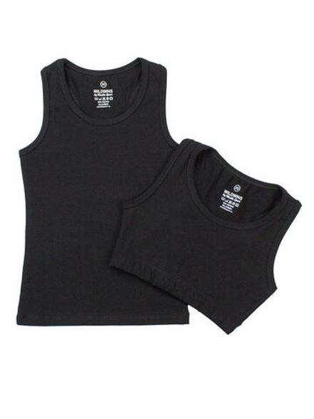 Комплект: борцовка и топ хлопок черный